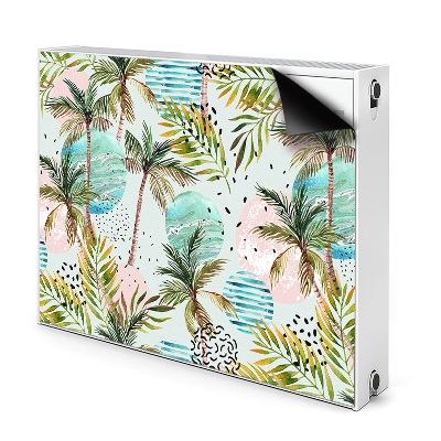 Funda magnética para el radiador Palmeras hawaii