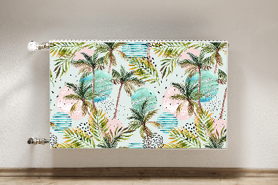 Funda magnética para el radiador Palmeras hawaii