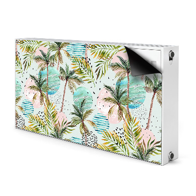 Funda magnética para el radiador Palmeras hawaii