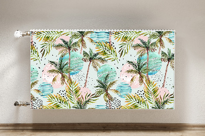 Funda magnética para el radiador Palmeras hawaii