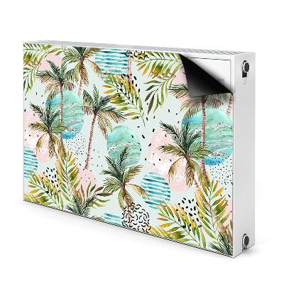 Funda magnética para el radiador Palmeras hawaii