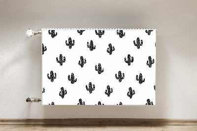 Funda magnética para el radiador Patrón de cactus