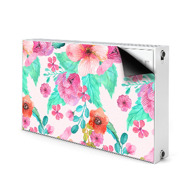 Funda magnética para el radiador Hermosa flora