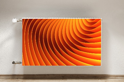 Funda magnética para el radiador Olas de naranja