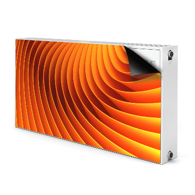 Funda magnética para el radiador Olas de naranja