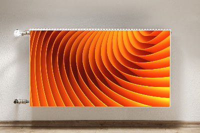 Funda magnética para el radiador Olas de naranja