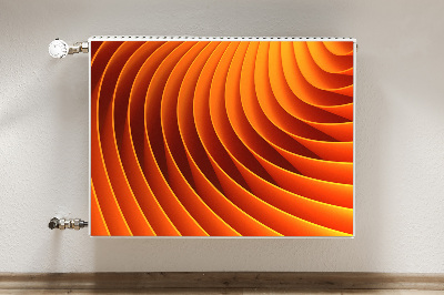 Funda magnética para el radiador Olas de naranja