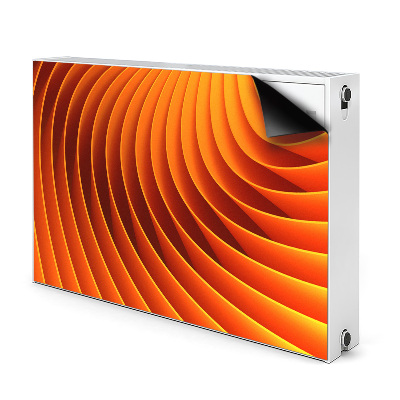 Funda magnética para el radiador Olas de naranja