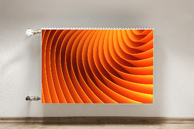 Funda magnética para el radiador Olas de naranja