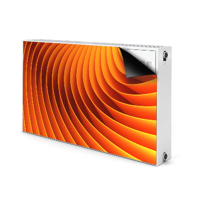 Funda magnética para el radiador Olas de naranja