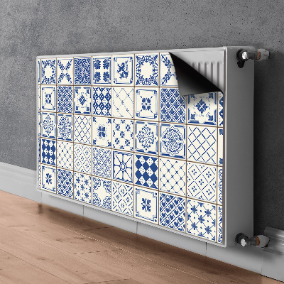 Funda magnética para el radiador Azulejos azulejos