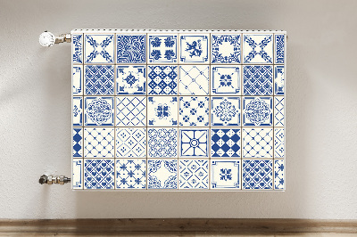 Funda magnética para el radiador Azulejos azulejos