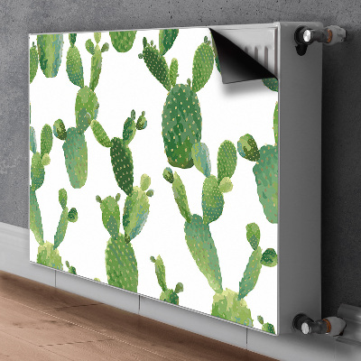 Cubierta decorativa del radiador Cactus pintados