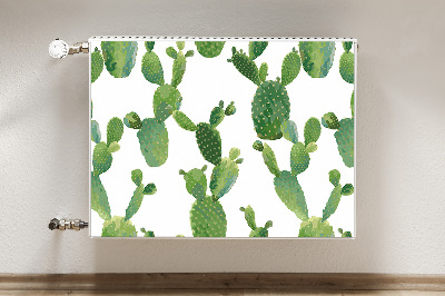 Cubierta decorativa del radiador Cactus pintados