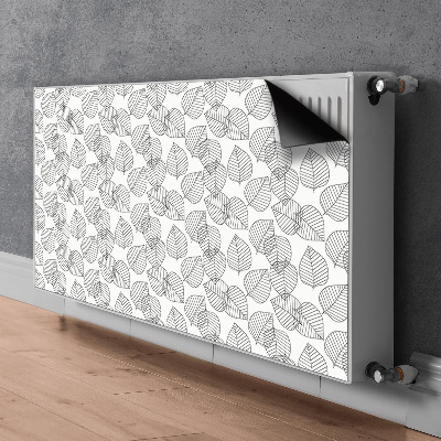 Cubierta decorativa del radiador Hojas de patrón