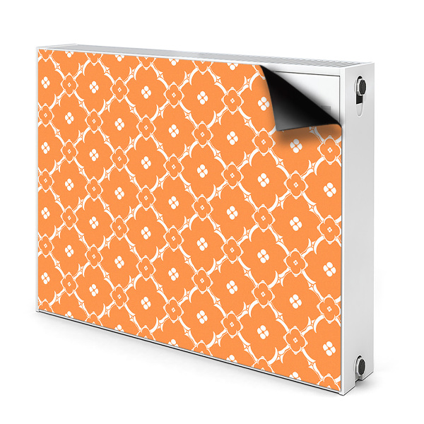 Funda magnética para el radiador Flores de naranja