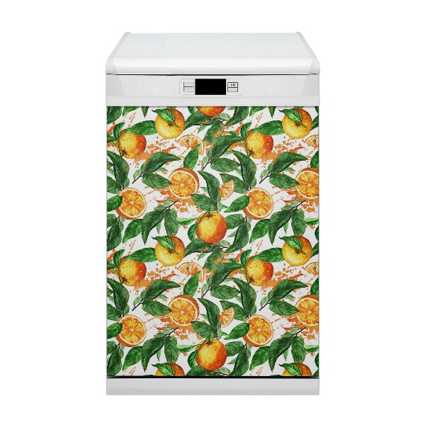 Imán decorativo para lavavajillas Naranjas