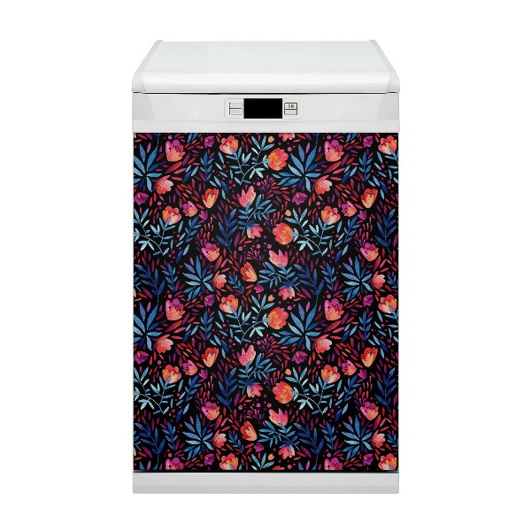 Imán decorativo para lavavajillas Patrón floral