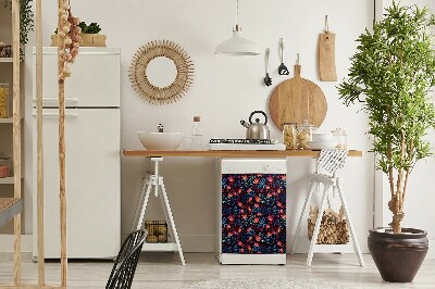 Imán decorativo para lavavajillas Patrón floral
