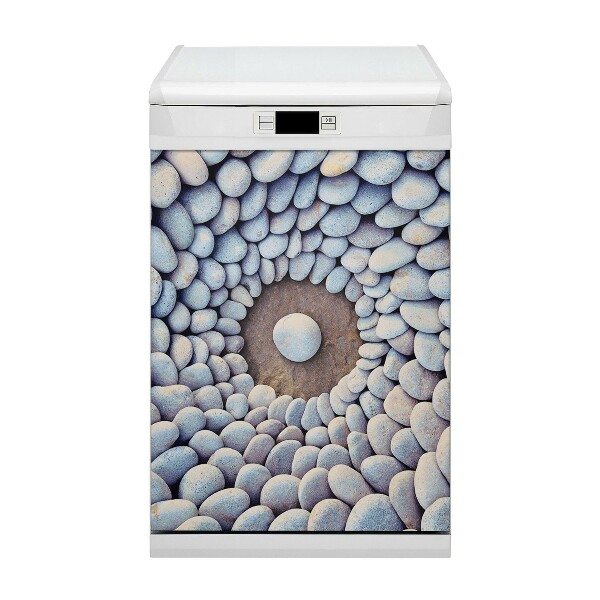 Imán decorativo para lavavajillas Un círculo de piedras