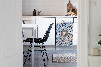 Imán decorativo para lavavajillas Un círculo de piedras
