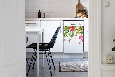 Imán decorativo para lavavajillas Plantas tropicales