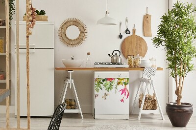 Imán decorativo para lavavajillas Plantas tropicales
