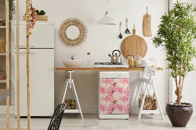 Funda magnética para lavavajillas Rosas e hortensias