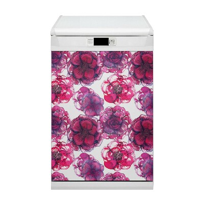 Imán decorativo para lavavajillas rosas rojas