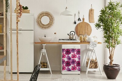 Imán decorativo para lavavajillas rosas rojas