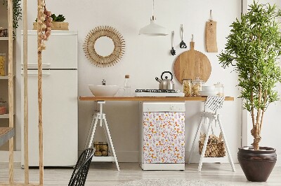 Imán decorativo para lavavajillas Flores pintadas
