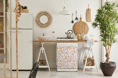 Imán decorativo para lavavajillas Flores pintadas