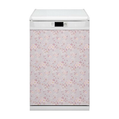 Funda magnética para lavavajillas Flores pequeñas