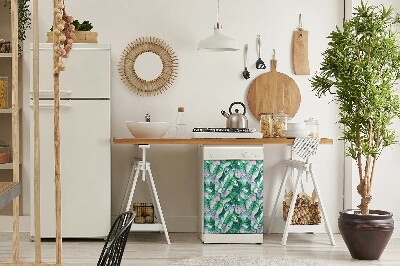 Imán decorativo para lavavajillas Hojas pastel