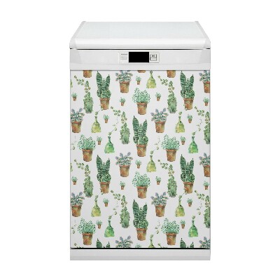 Cubierta para lavavajillas Cactus pintados