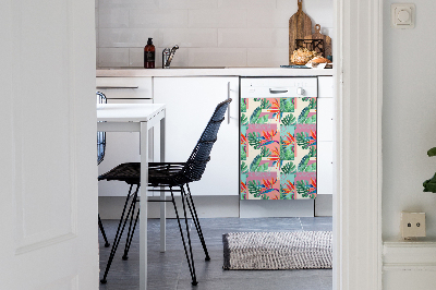Funda magnética para lavavajillas Mosaico tropical
