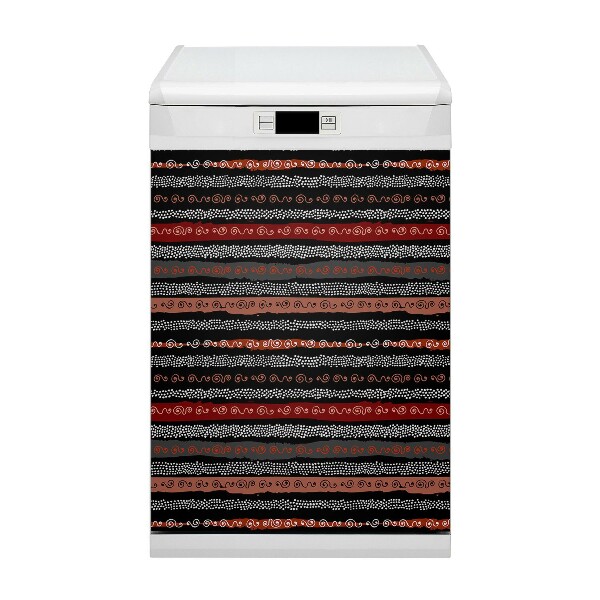 Funda magnética para lavavajillas Patrón tribal