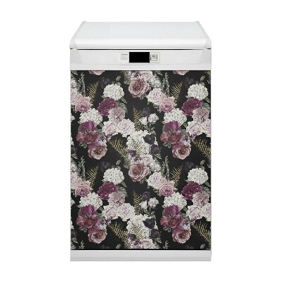 Cubierta para lavavajillas Flores románticas