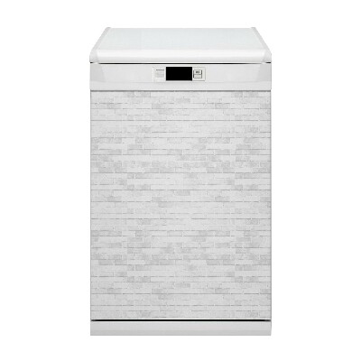Funda magnética para lavavajillas Ladrillo blanco