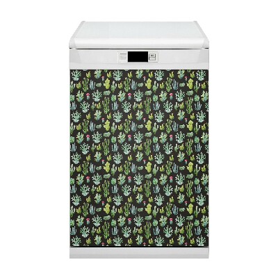 Funda magnética para lavavajillas Pequeños cactus