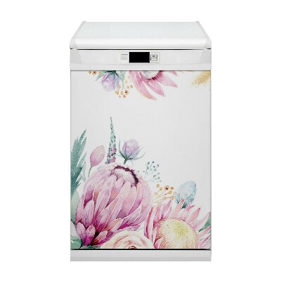 Imán decorativo para lavavajillas Marco floral