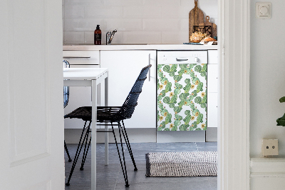 Funda magnética para lavavajillas Cactus con flores