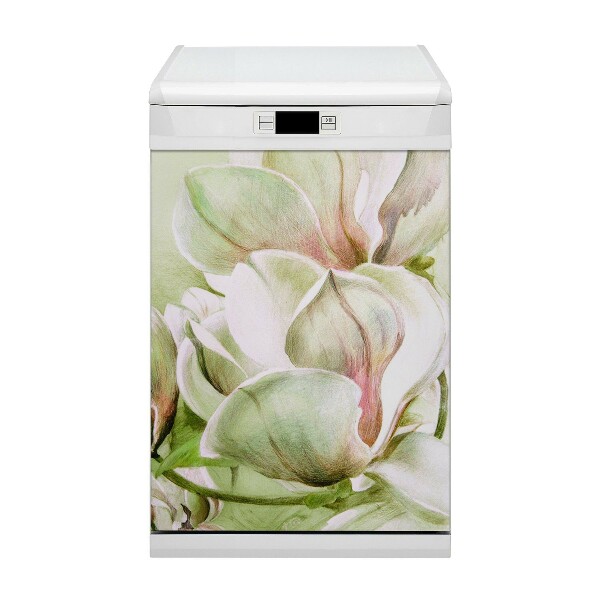 Cubierta para lavavajillas Flores de magnolia