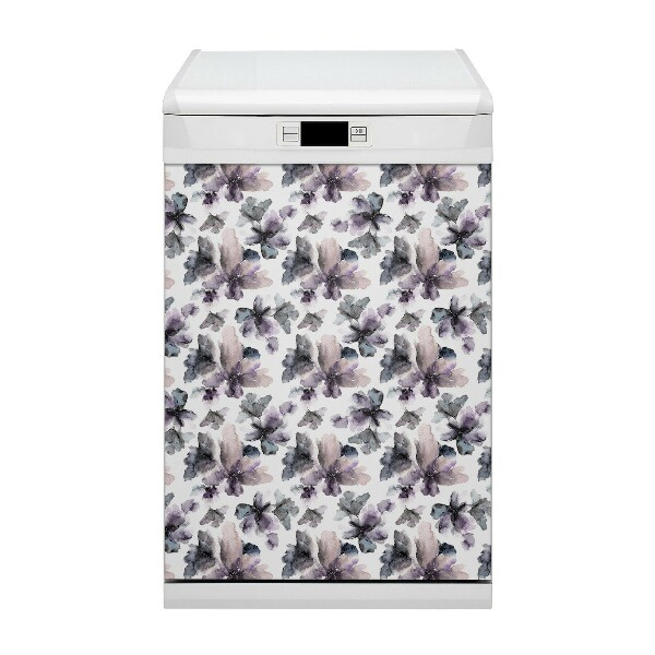 Imán decorativo para lavavajillas Flores oscuras