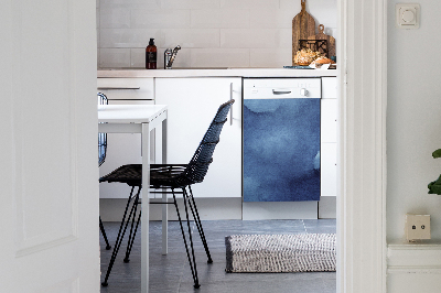 Imán decorativo para lavavajillas Abstracción azul