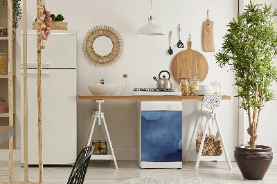 Imán decorativo para lavavajillas Abstracción azul