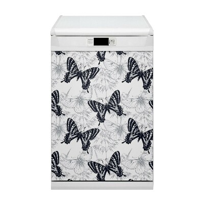 Imán decorativo para lavavajillas Dibujo de mariposas