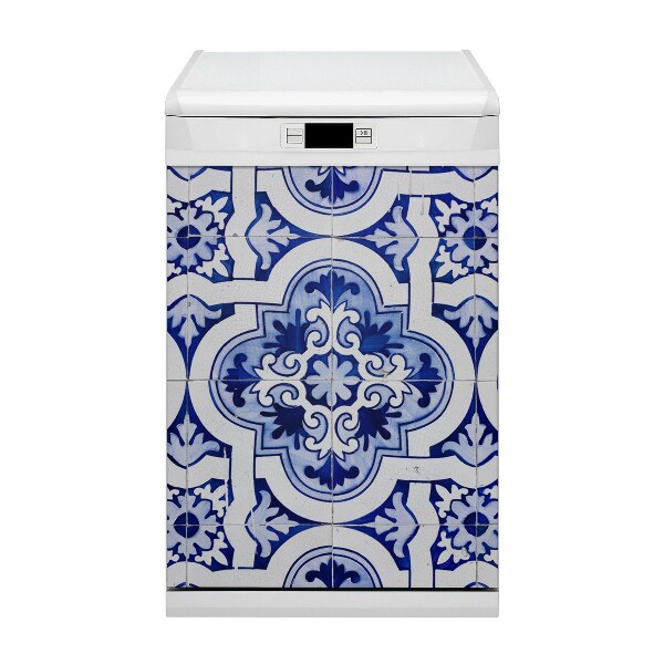 Imán decorativo para lavavajillas Baldosas azules