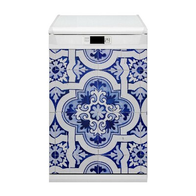 Imán decorativo para lavavajillas Baldosas azules