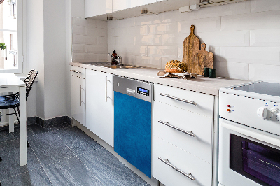 Imán decorativo para lavavajillas Fondo azul